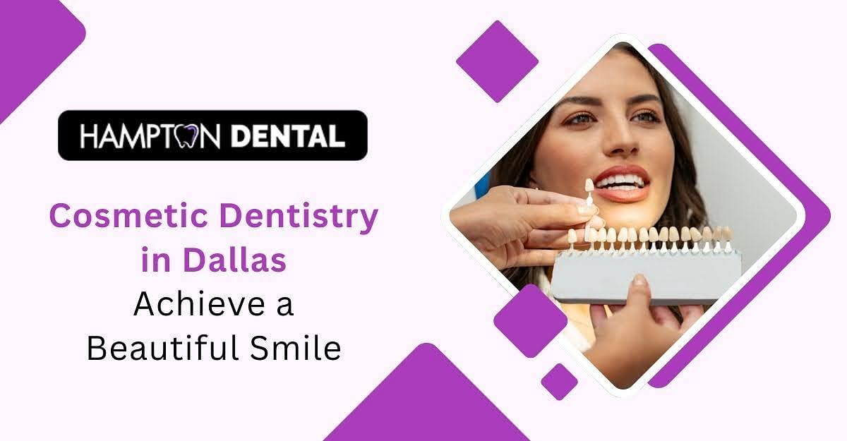 cosmetic dentistry treatment in Dallas at Hampton Dental